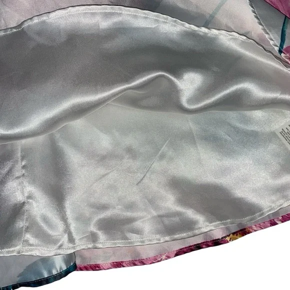 The Children's Place NWT Pink and White Floral Dress Off The Shoulder Size 14 - Picture 4 of 16